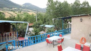 محوطه اقامتگاه بوم گردی عموقدرت - روستای قلعچه مینودشت استان گلستان